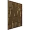 Ekena Millwork 19 5/8in. W x 19 5/8in. H Modern Square EnduraWall Decorative 3D Wall Panel Covers 2.67 Sq. Ft. WP20X20MSCCB - alternate 4
